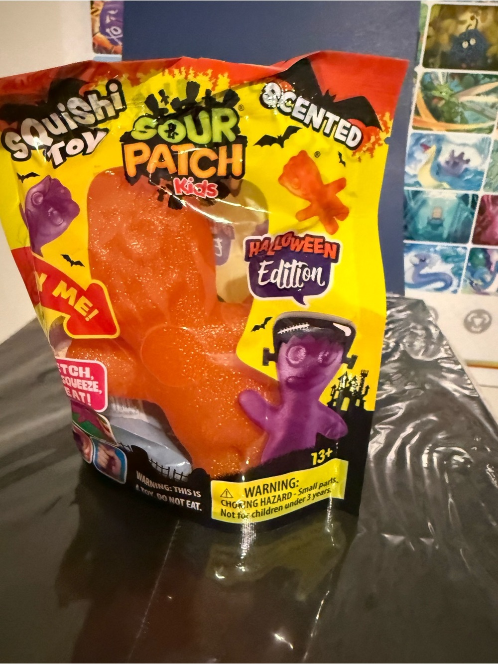 Target Sour Patch Kids Halloween Squishi Toy - Orange & Purple